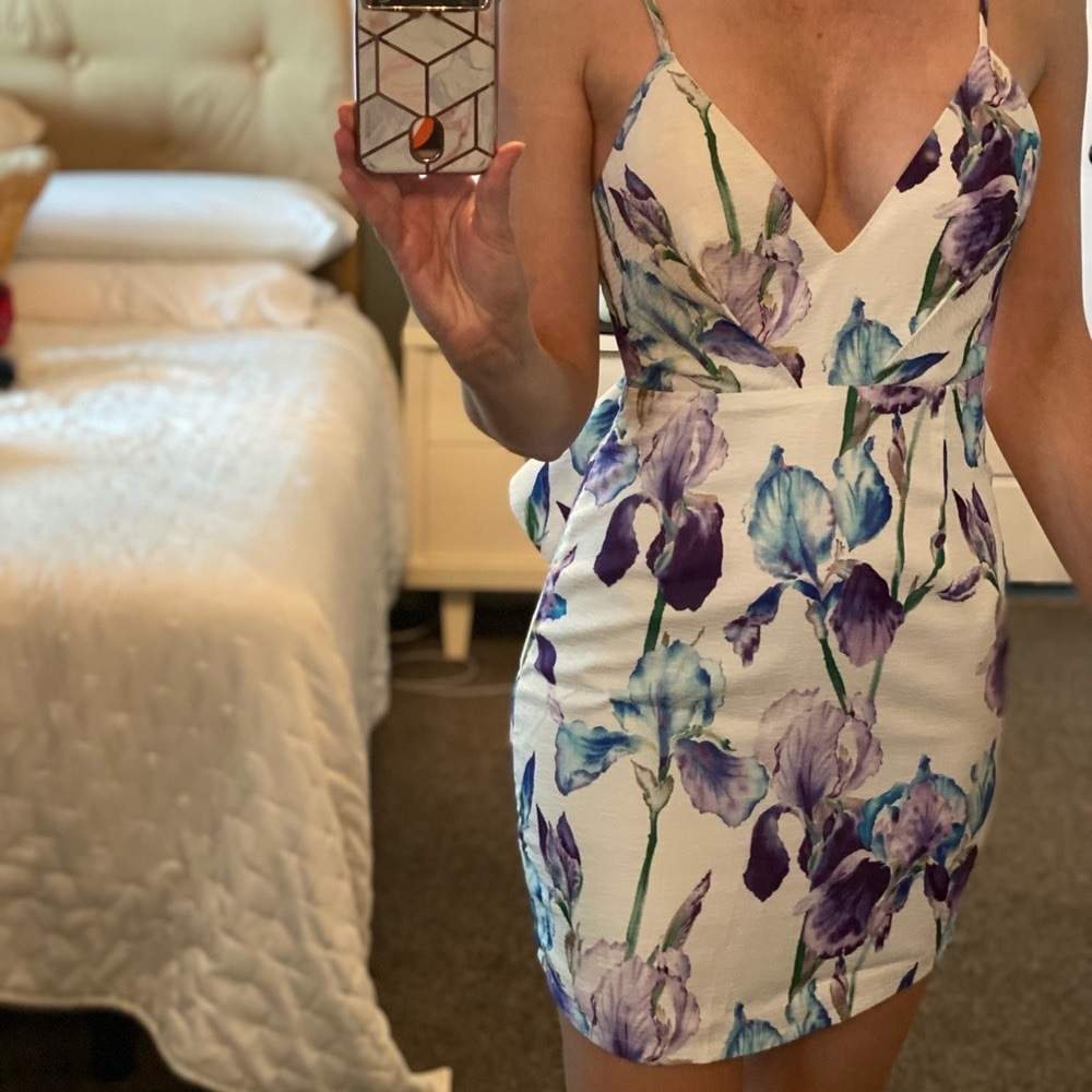 Sexy summer floral dress
